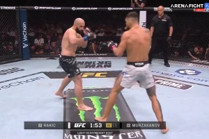 Aleksandar Rakić nokautiran na UFC321